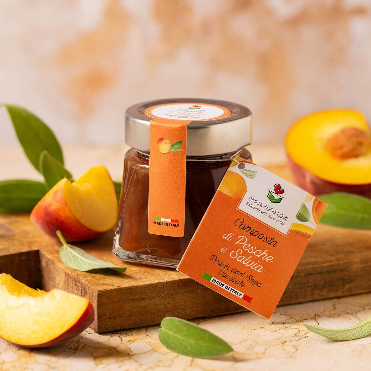 Peach and Sage Compote